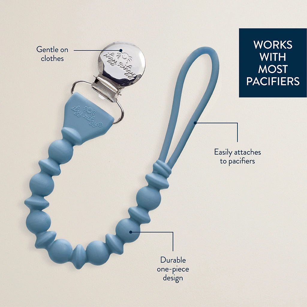 Blue Itzy Paci Strap™ - Doodlebug's Children's Boutique