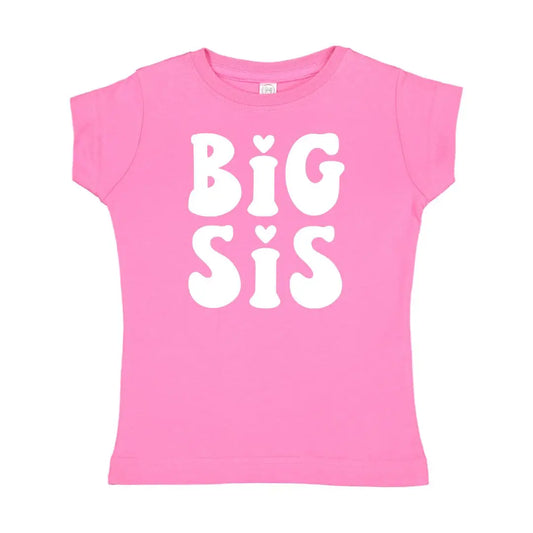Big Sis Retro Shirt  - Doodlebug's Children's Boutique