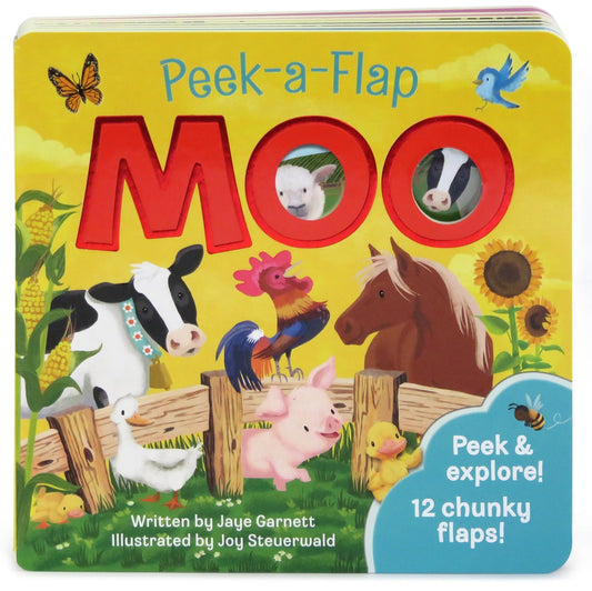 Peek-a-Flap Moo Book  - Doodlebug's Children's Boutique