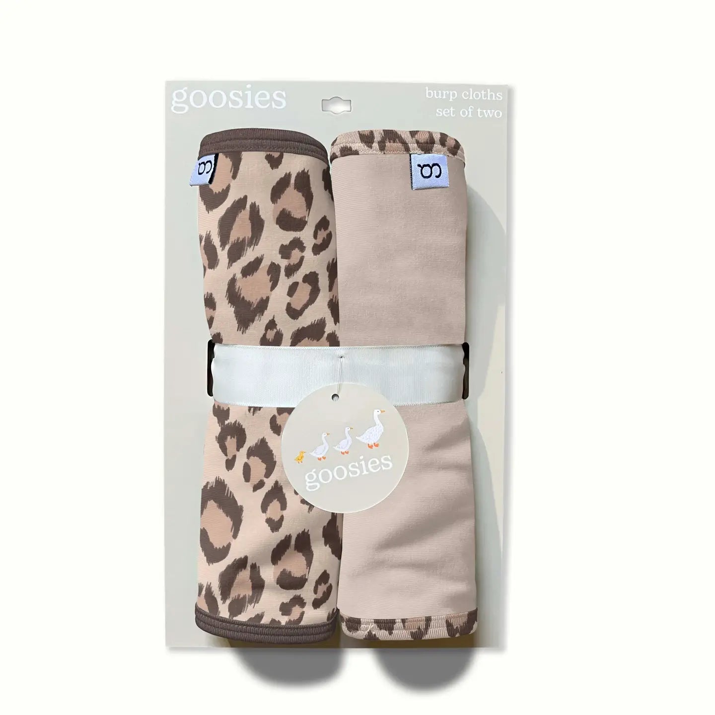 Leopard Burp Cloth Set - Doodlebug's Children's Boutique