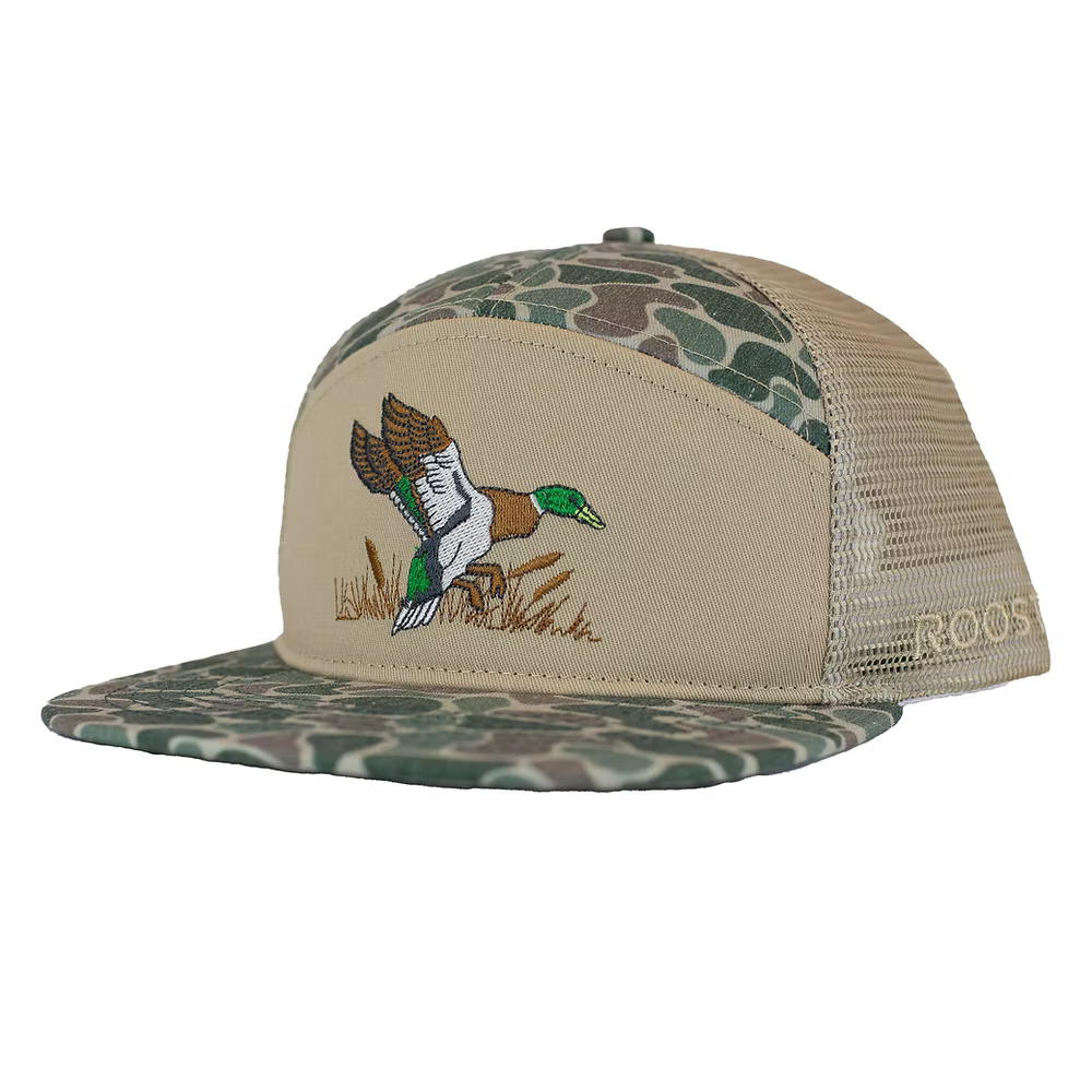 Camo Duck 7 Panel Hat - Doodlebug's Children's Boutique