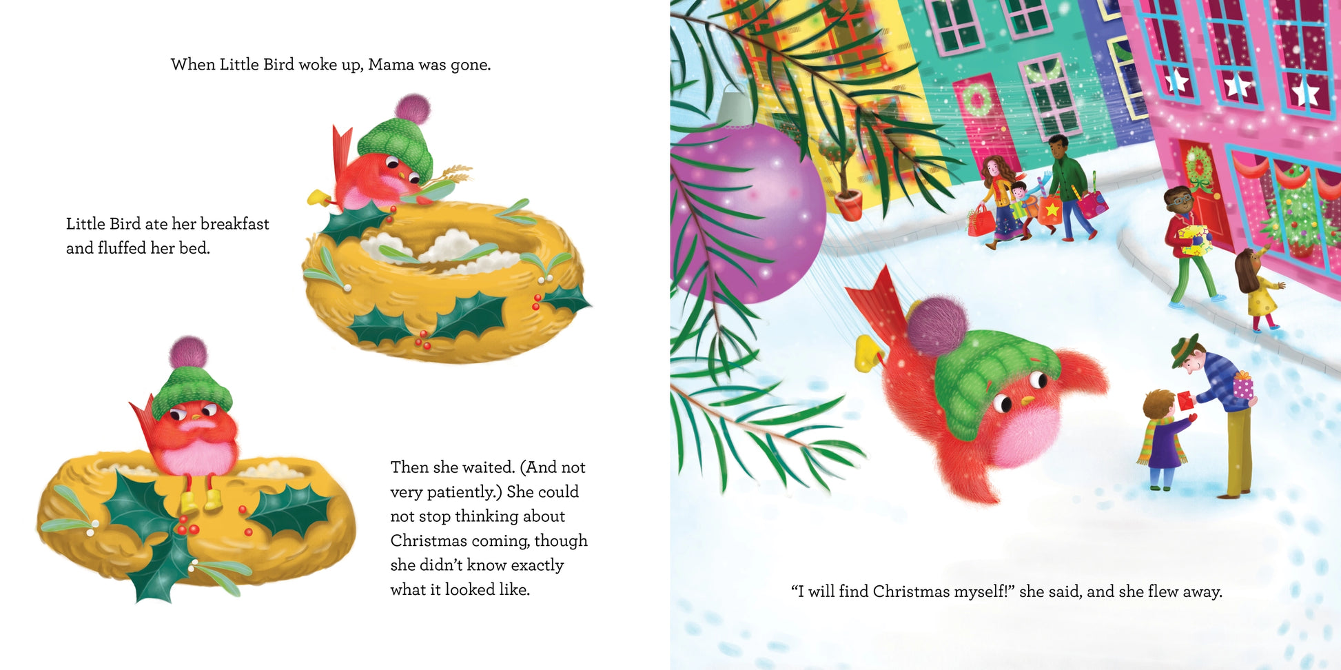 Little Bird Finds Christmas Book  - Doodlebug's Children's Boutique