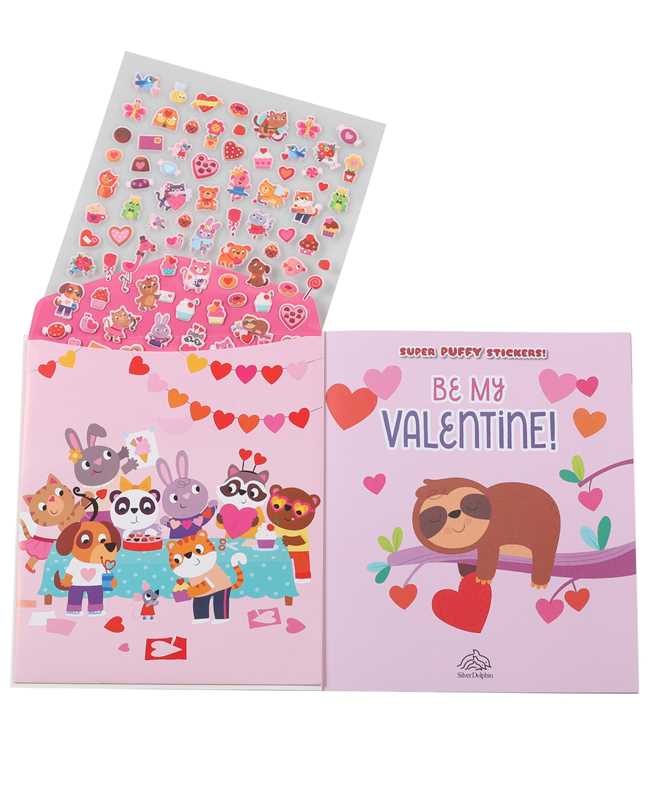 Super Puffy Stickers Be My Valentine Book - Doodlebug's Children's Boutique