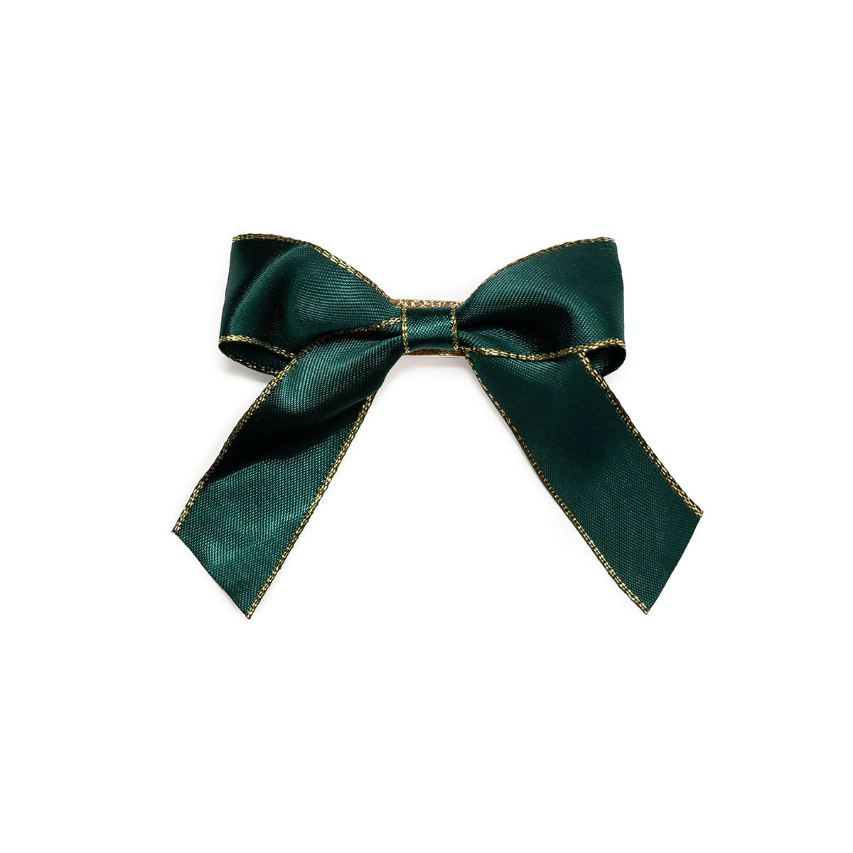 Emerald Coquette Bow Clip  - Doodlebug's Children's Boutique