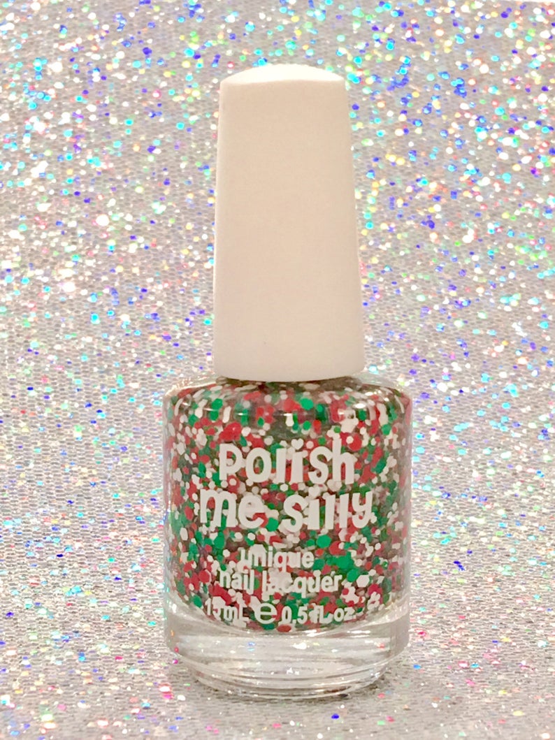 Polka Dot Nail Polish in Ho Ho Holidays - Doodlebug's Children's Boutique