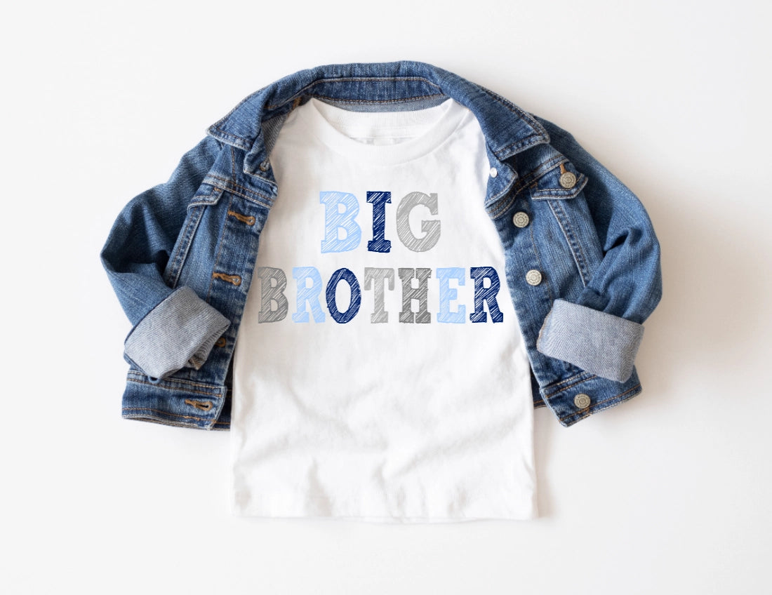 Big Brother Short Sleeve Shirt - Doodlebug's Children's Boutique