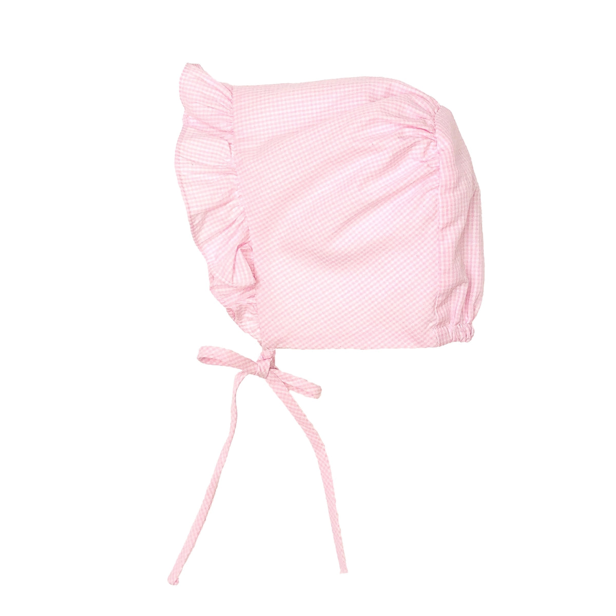 Pink Gingham Newborn Bishop Dress Set - Doodlebug's Children's Boutique