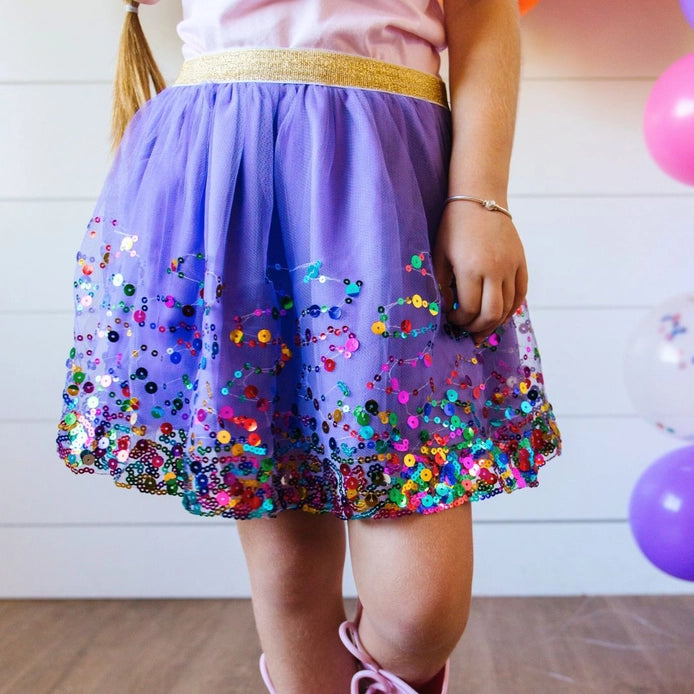 Lavender Confetti Tutu  - Doodlebug's Children's Boutique