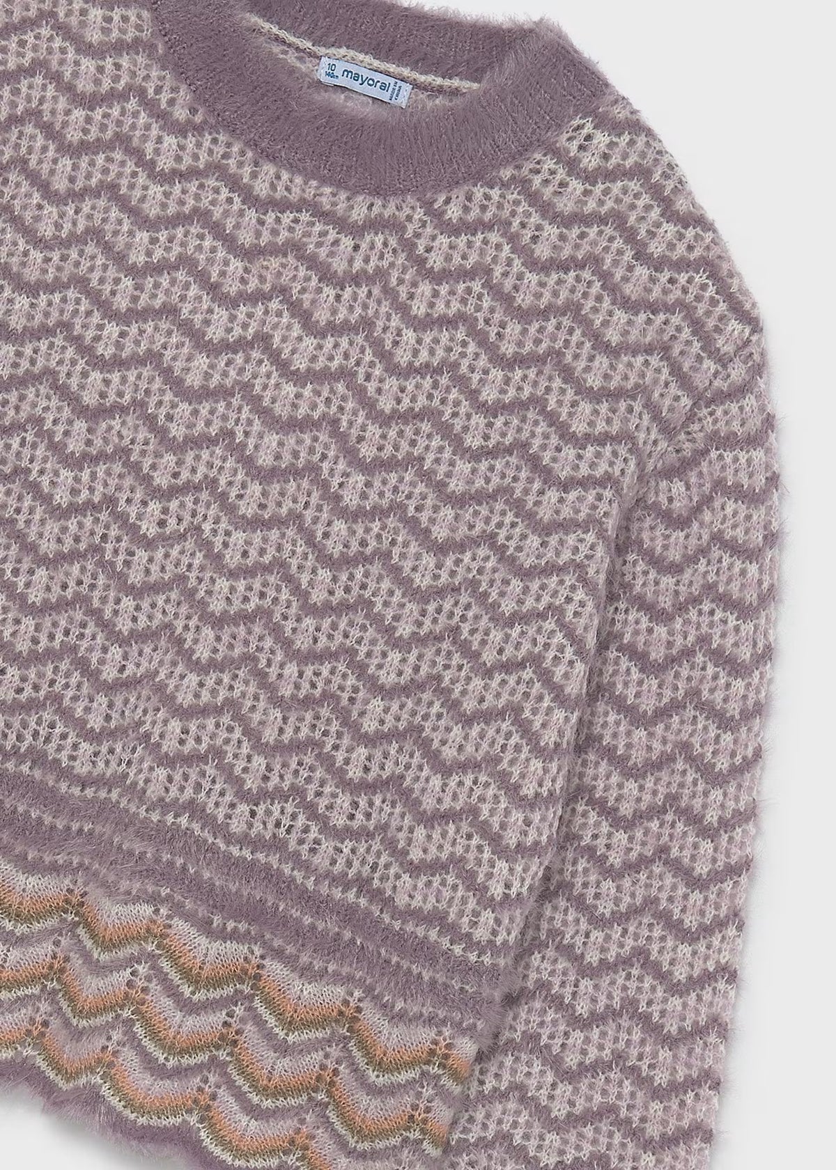 Lavender Geometric Sweater - Doodlebug's Children's Boutique