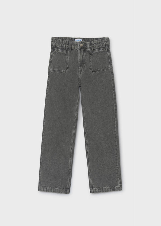 Grey Relaxed Fit Pants - Doodlebug's Children's Boutique
