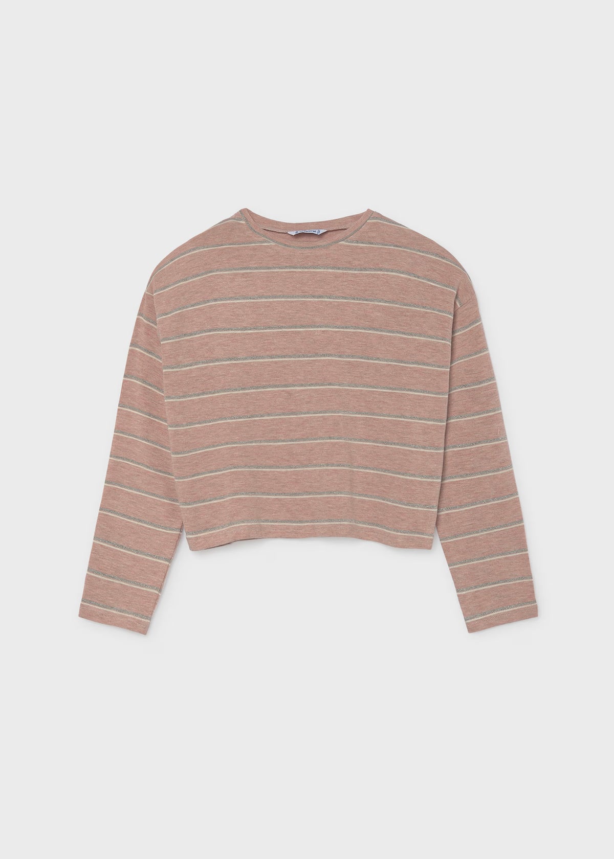 Blush Striped Long Sleeve Shirt - Doodlebug's Children's Boutique