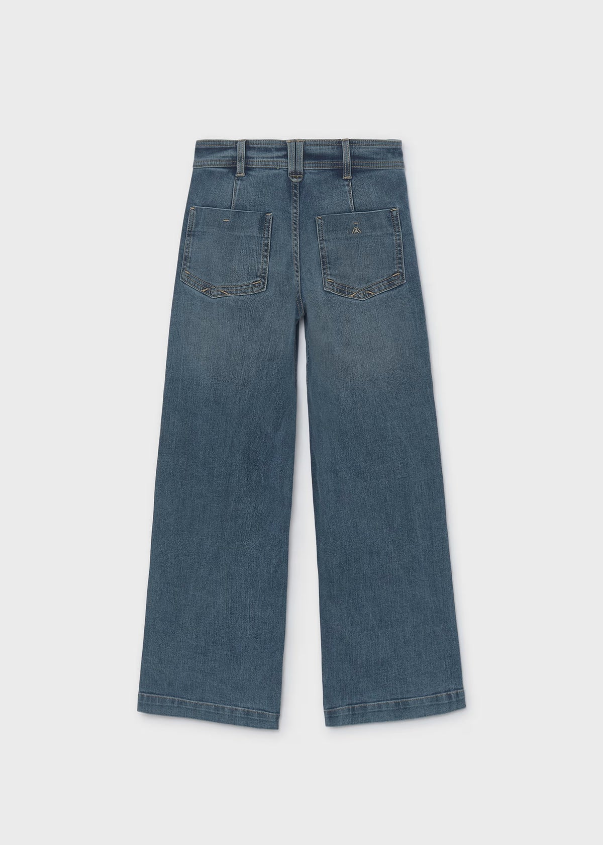 Medium Wash Wide Leg Jeans - Doodlebug's Children's Boutique