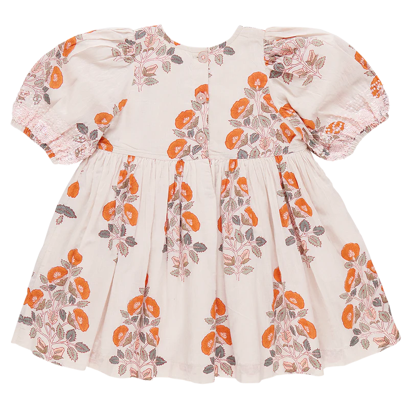 Evelyn Dress in Cloud Bouquet Floral  - Doodlebug's Children's Boutique