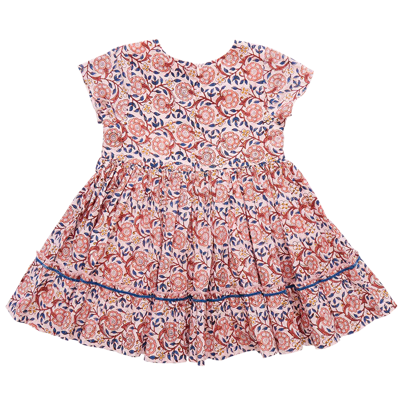 Niley Dress in Pink Blossom  - Doodlebug's Children's Boutique