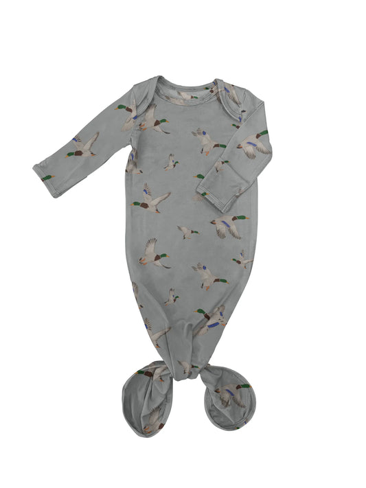 Mallards Knotted Gown - Doodlebug's Children's Boutique