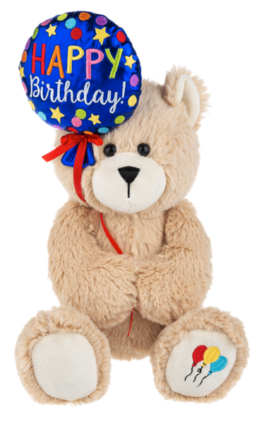 Happy Birthday Balloon Bear - Doodlebug's Children's Boutique