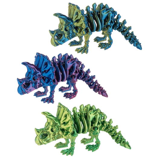 Shimmer Creatures Triceratops - Doodlebug's Children's Boutique