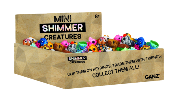 Shimmer Creatures Mini Animal Key Rings