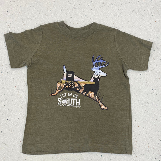 Deer Stand Shirt  - Doodlebug's Children's Boutique