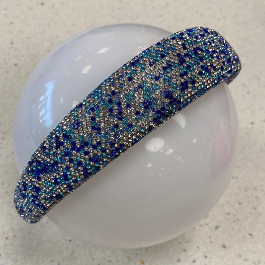 Blue Crystallized Headband  - Doodlebug's Children's Boutique