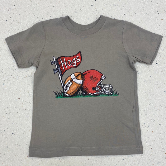 Hogs Helmet Shirt  - Doodlebug's Children's Boutique