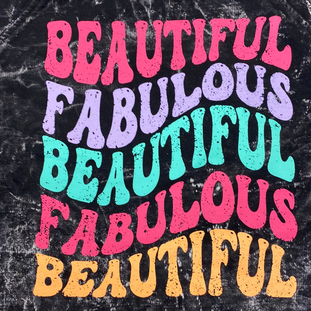 Beautiful Fabulous Crop Sweatshirt  - Doodlebug's Children's Boutique