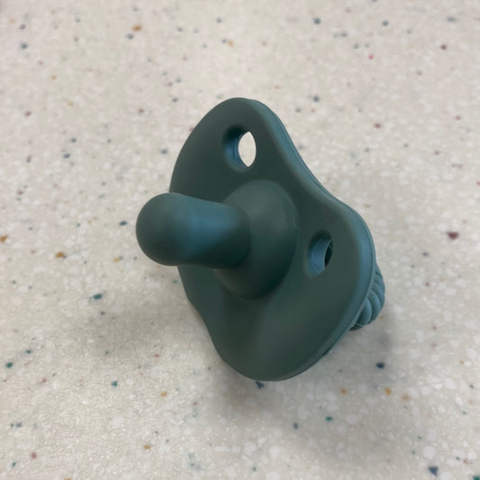 Round Sili Soother in Dragonfly  - Doodlebug's Children's Boutique