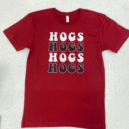 Adult Hogs on Repeat Shirt  - Doodlebug's Children's Boutique