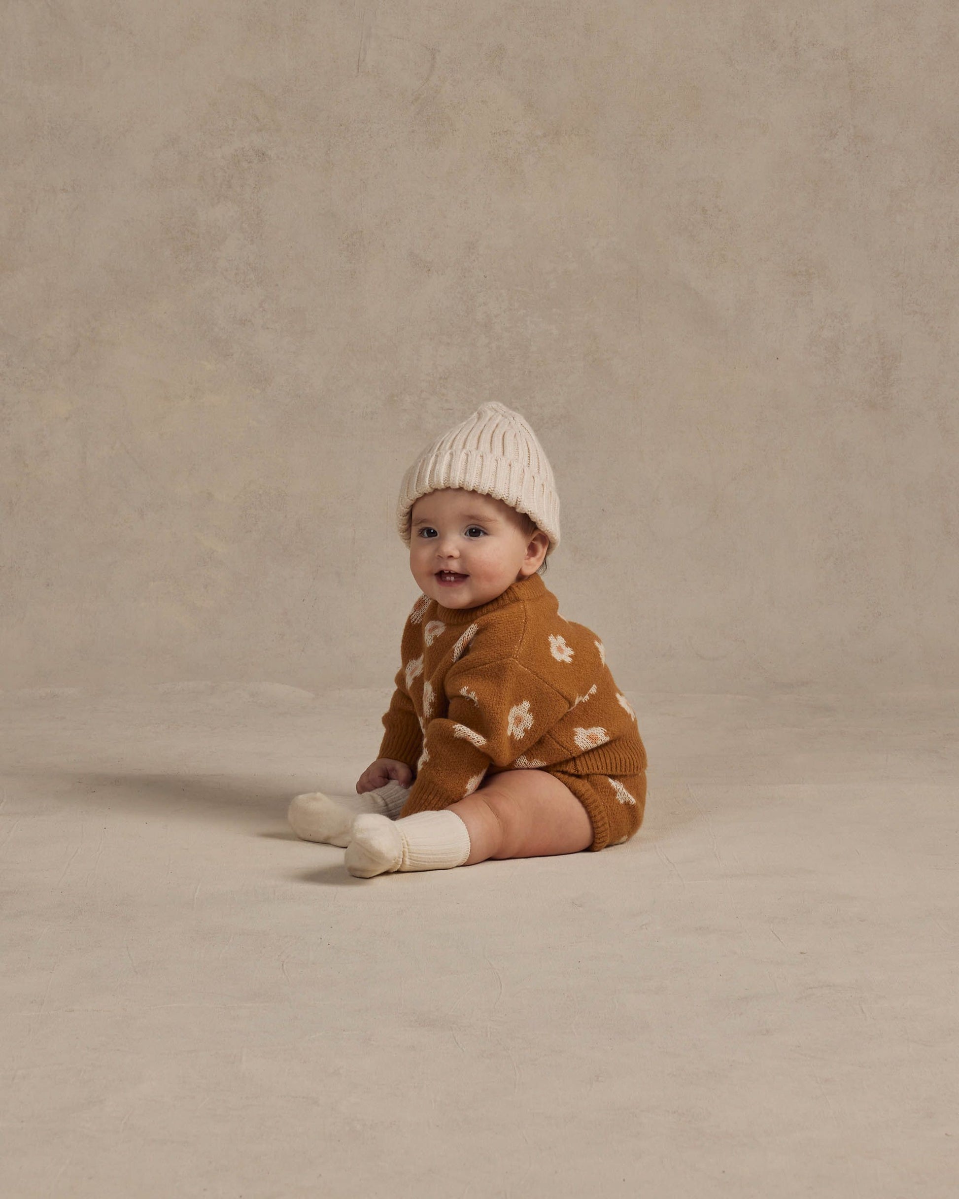 Knit Pullover in Daisy Fleur  - Doodlebug's Children's Boutique