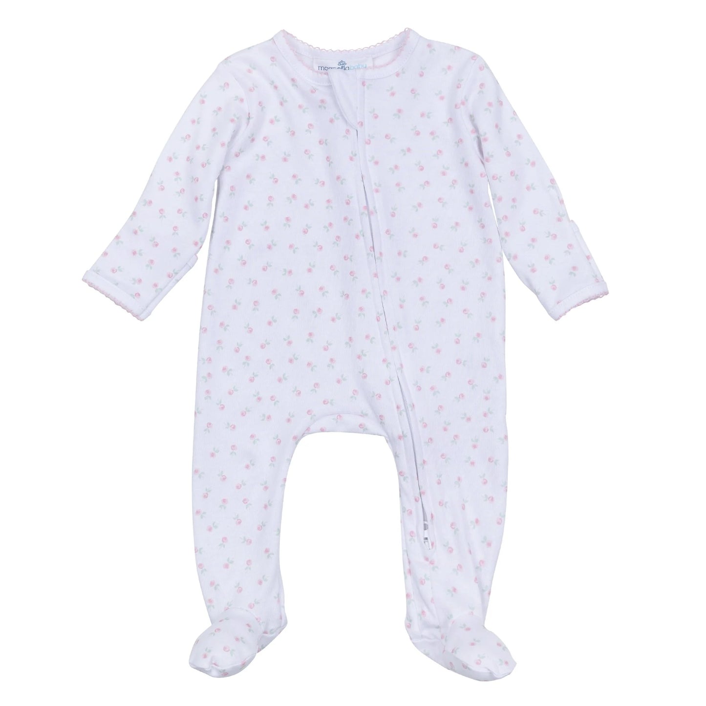 Juliette's Classics Print Zipper Footie