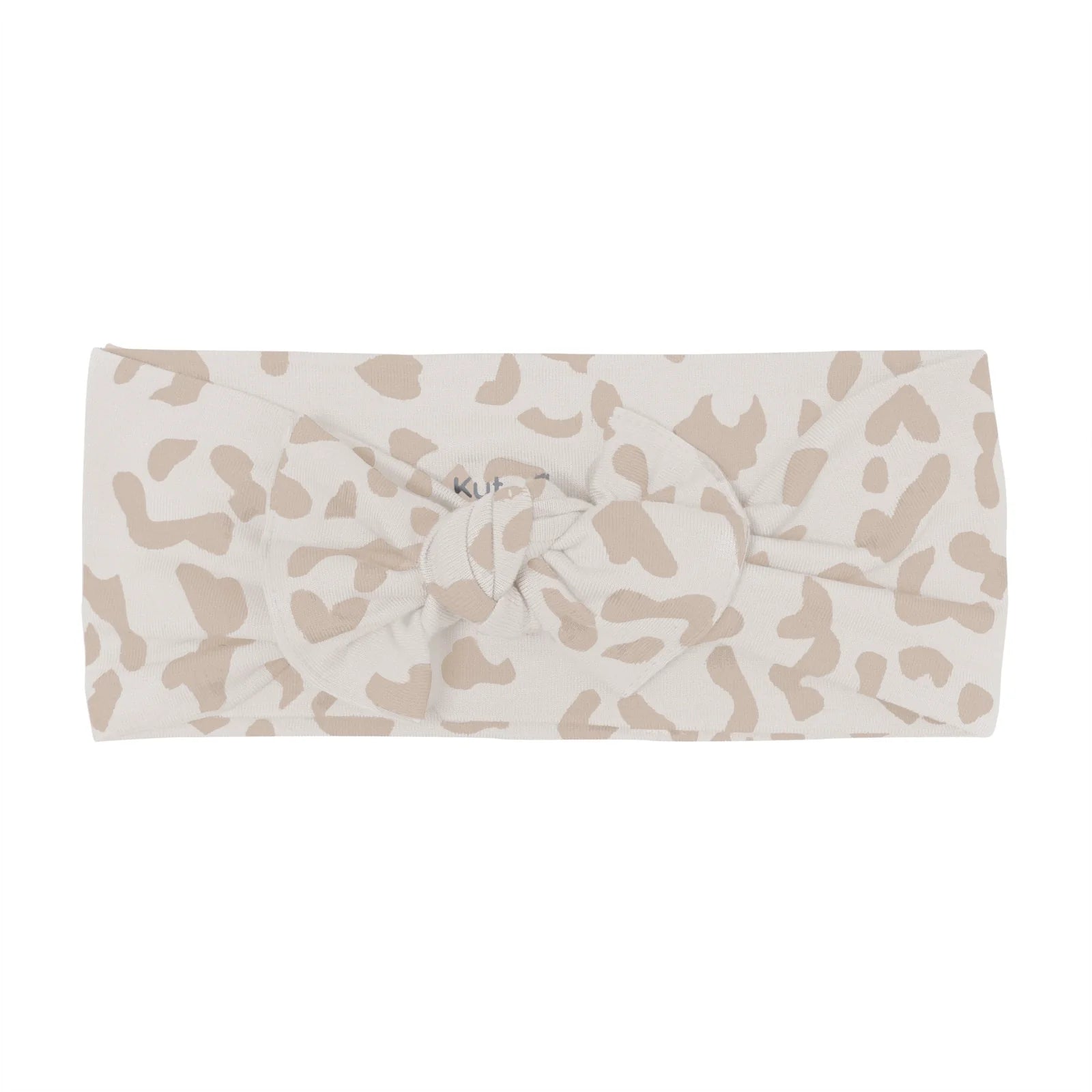 Bow Wrap in Oat Leopard  - Doodlebug's Children's Boutique