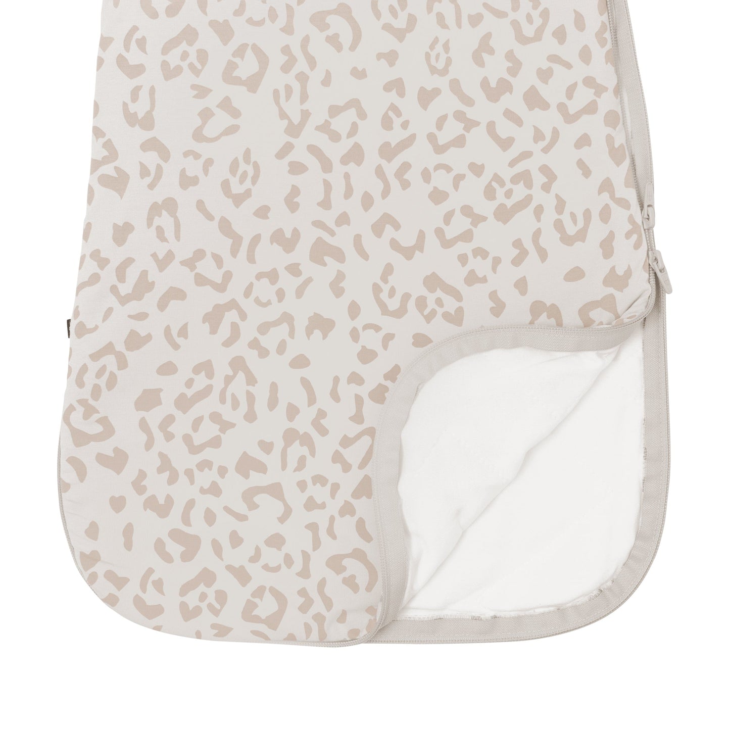 Sleep Bag 1.0 in Oat Leopard  - Doodlebug's Children's Boutique