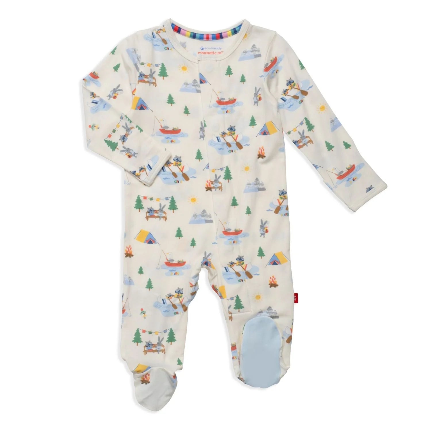 Lake You A Lot Modal Magnetic Footie  - Doodlebug's Children's Boutique