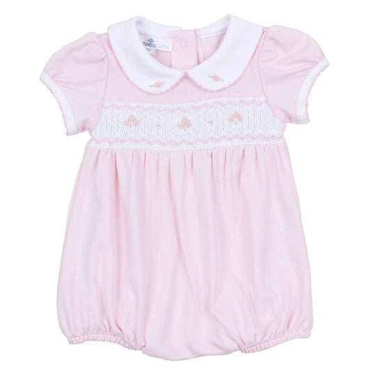 Lillian Smocked Bubble - Doodlebug's Children's Boutique
