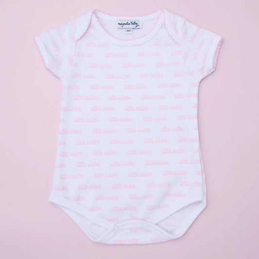 Little Sister Printed Bodysuit - Doodlebug's Children's Boutique