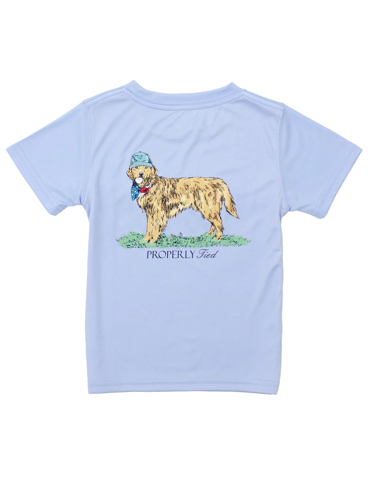 American Pup Short Sleeve Performance Tee - Doodlebug's Children's Boutique