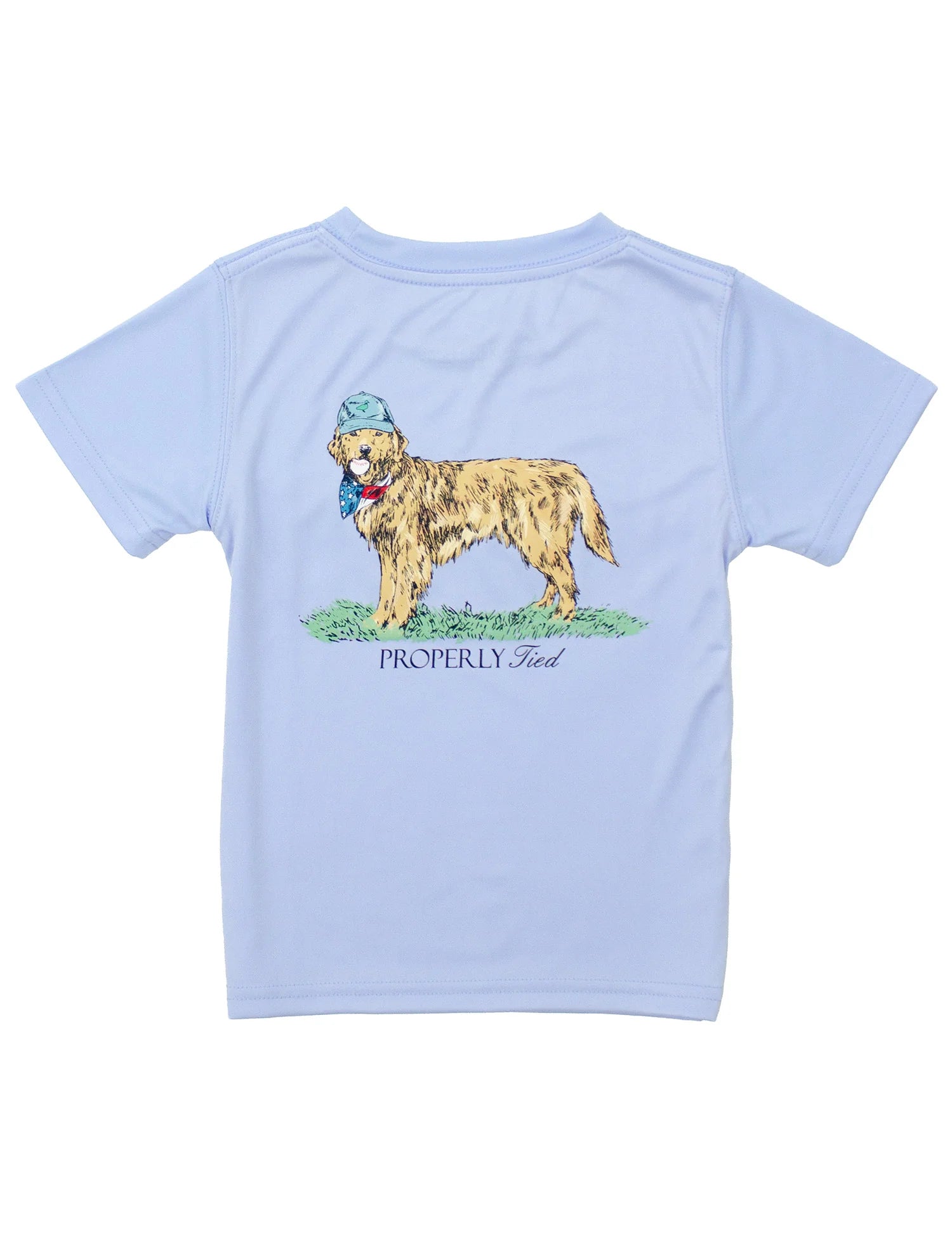 American Pup Short Sleeve Performance Tee - Doodlebug's Children's Boutique