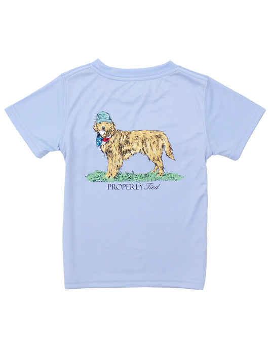 American Pup Short Sleeve Performance Tee - Doodlebug's Children's Boutique