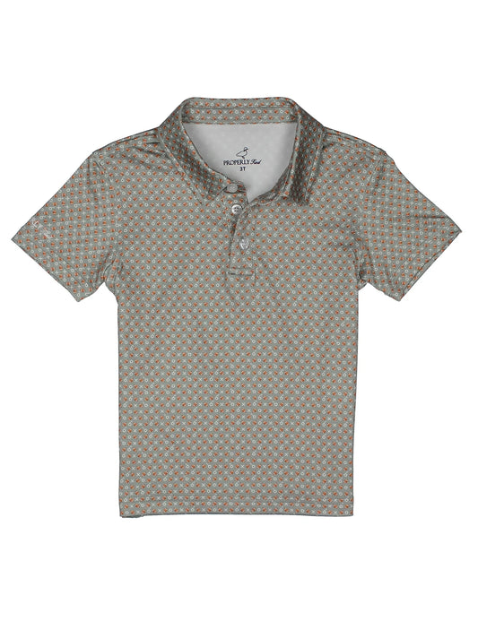 Touchdown Inlet Polo - Doodlebug's Children's Boutique