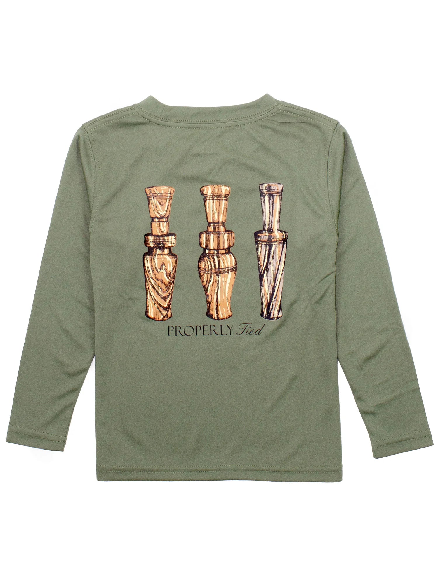 Duck Calls Performance Long Sleeve Tee  - Doodlebug's Children's Boutique