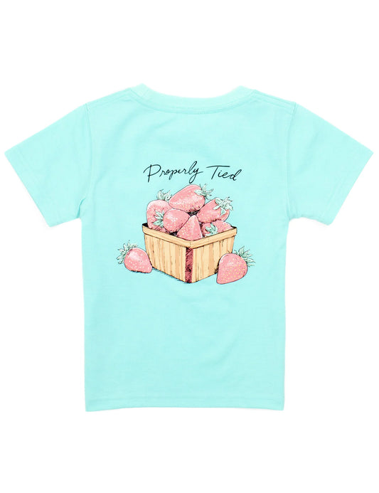 Strawberry Basket Short Sleeve Tee - Doodlebug's Children's Boutique