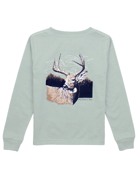 Buck Long Sleeve Tee - Doodlebug's Children's Boutique