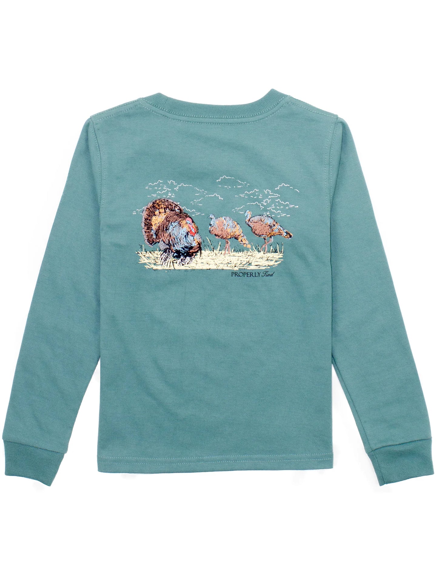 Turkey Hunt Long Sleeve Tee - Doodlebug's Children's Boutique