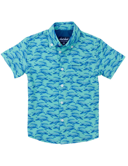 Shordees Summer Shirt in Chomp - Doodlebug's Children's Boutique