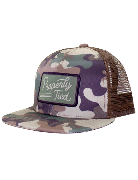Delta Woodland Camo Youth Trucker Hat - Doodlebug's Children's Boutique