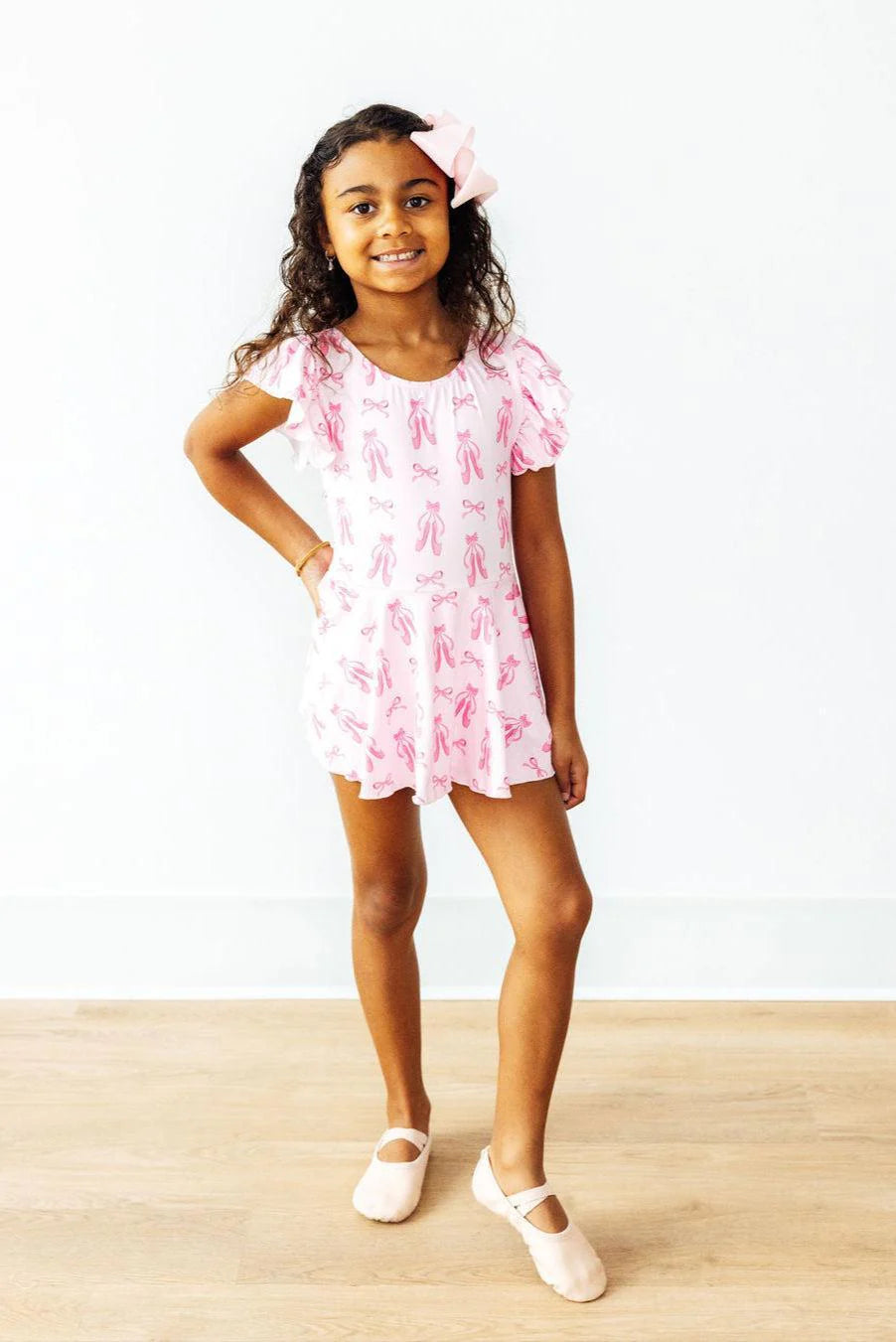 Twirling En Pointe Twirl Leotard - Doodlebug's Children's Boutique