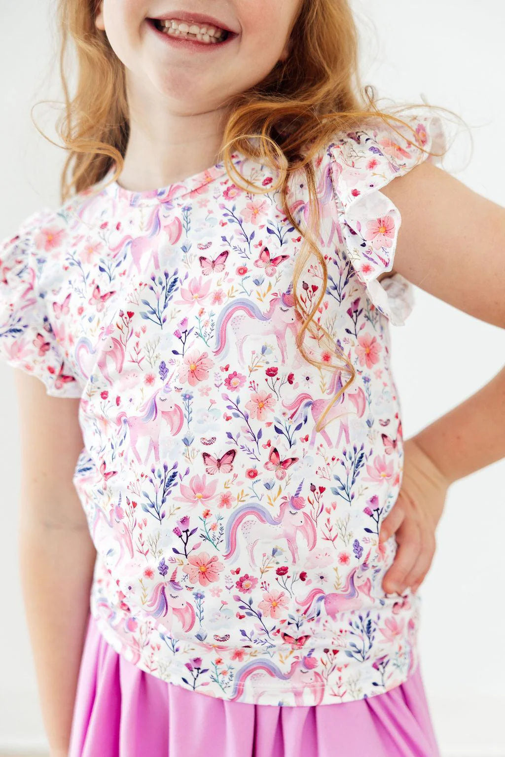 Whimsical Woods Ruffle Tee - Doodlebug's Children's Boutique