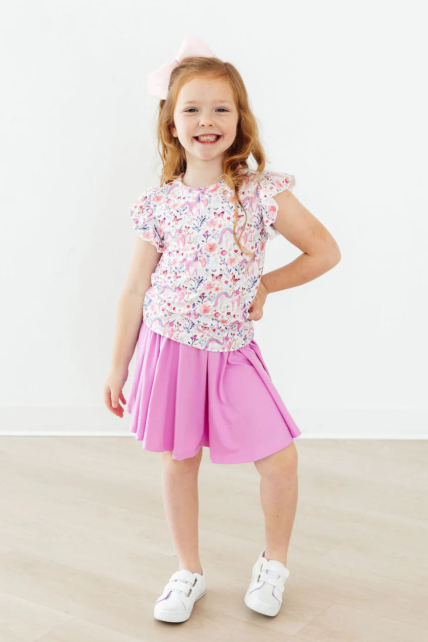 Whimsical Woods Ruffle Tee - Doodlebug's Children's Boutique