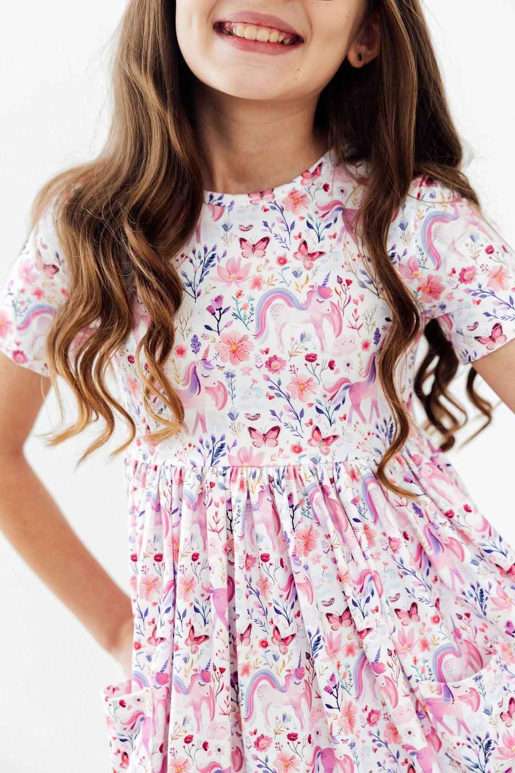 Whimsical Woods Pocket Twirl Dress - Doodlebug's Children's Boutique
