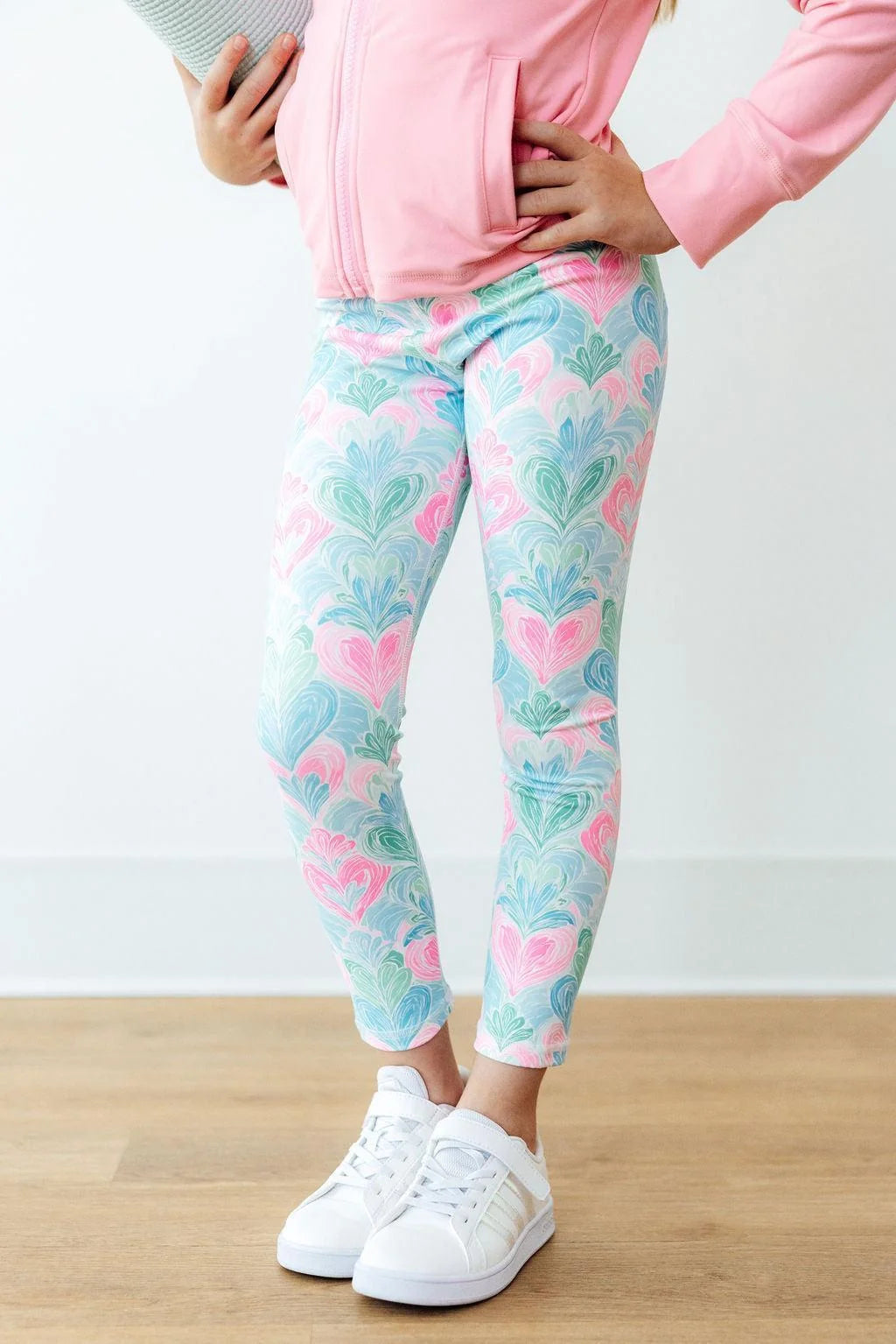 Happy Hearts Active Legging - Doodlebug's Children's Boutique
